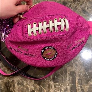 Betsey Johnson football purse